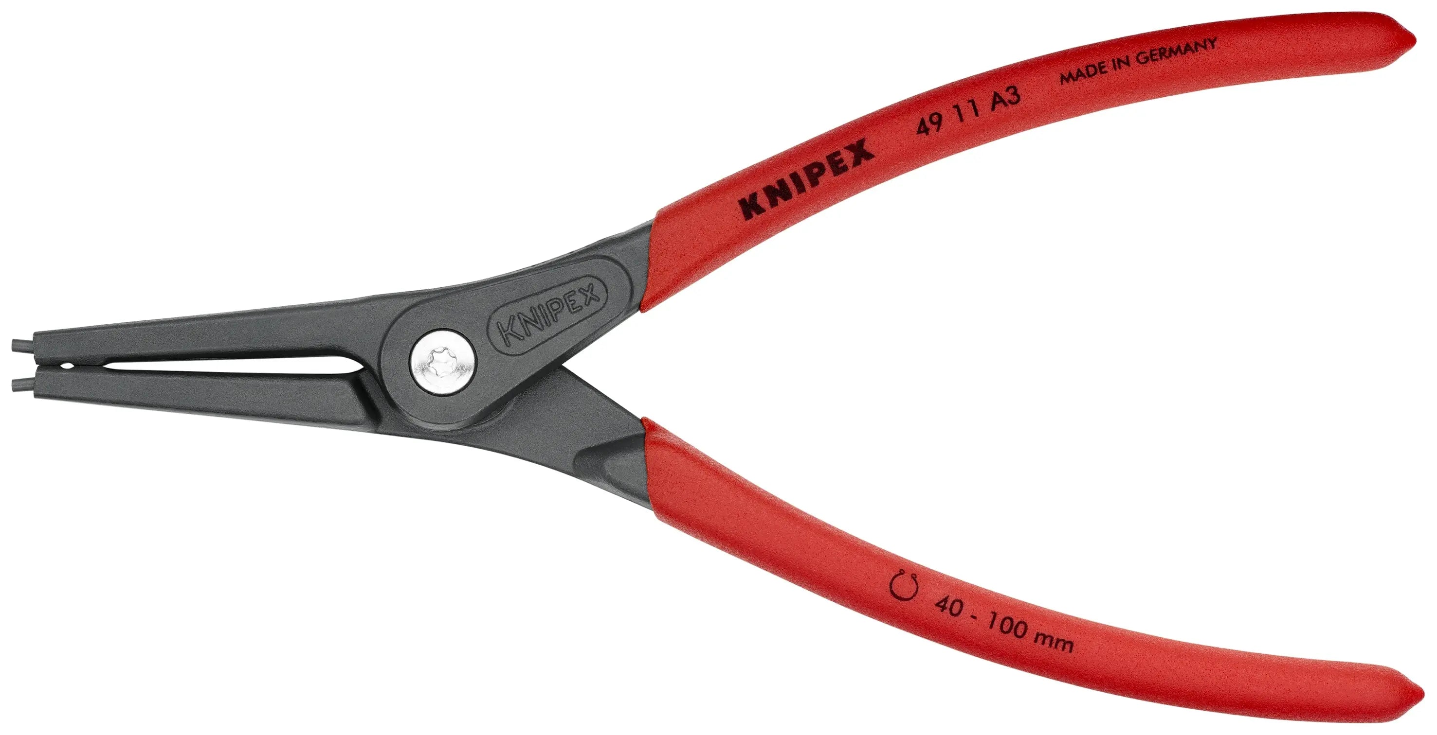 Draper Knipex 49 11 A2 180mm External Straight Tip Circlip - 49 11 A2