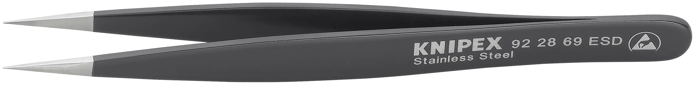 Knipex 92 21 03 ESD 5 1/2" Stainless Steel Gripping Tweezers-Needle-Po – Haus Of Tools