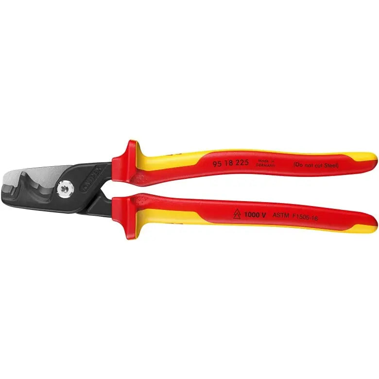 KNIPEX 70 06 125 Diagonal Cutting Pliers - 1000V Insulated, For Electrical Work, High Leverage