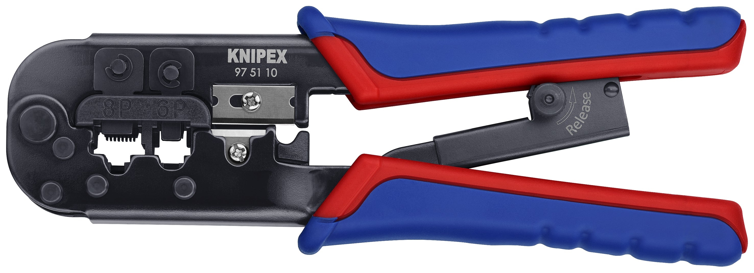 Knipex 97 51 10 KN | Crimping Pliers-Western Plug Type