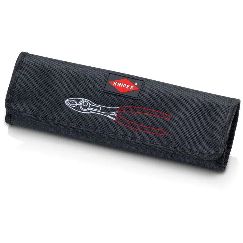 Knipex Set of 3 Plastic Dipped TwinGrip Pliers with Tool Roll, 6, 8, 10 in - KN 00 19 61 V01 Knipex