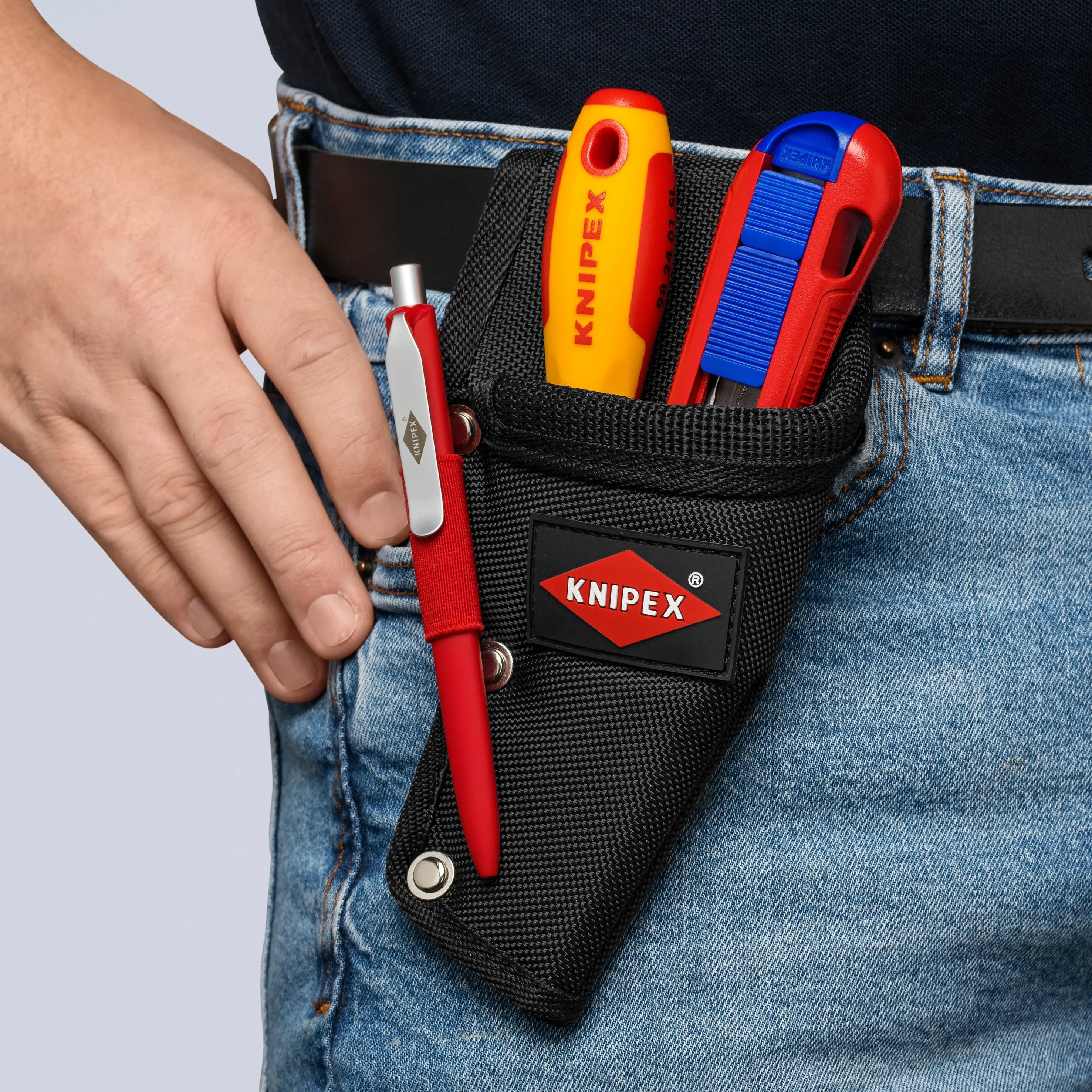 KNIPEX 8 1/2" Multi-purpose Belt Pouch, Empty - 00 19 75 LE Knipex