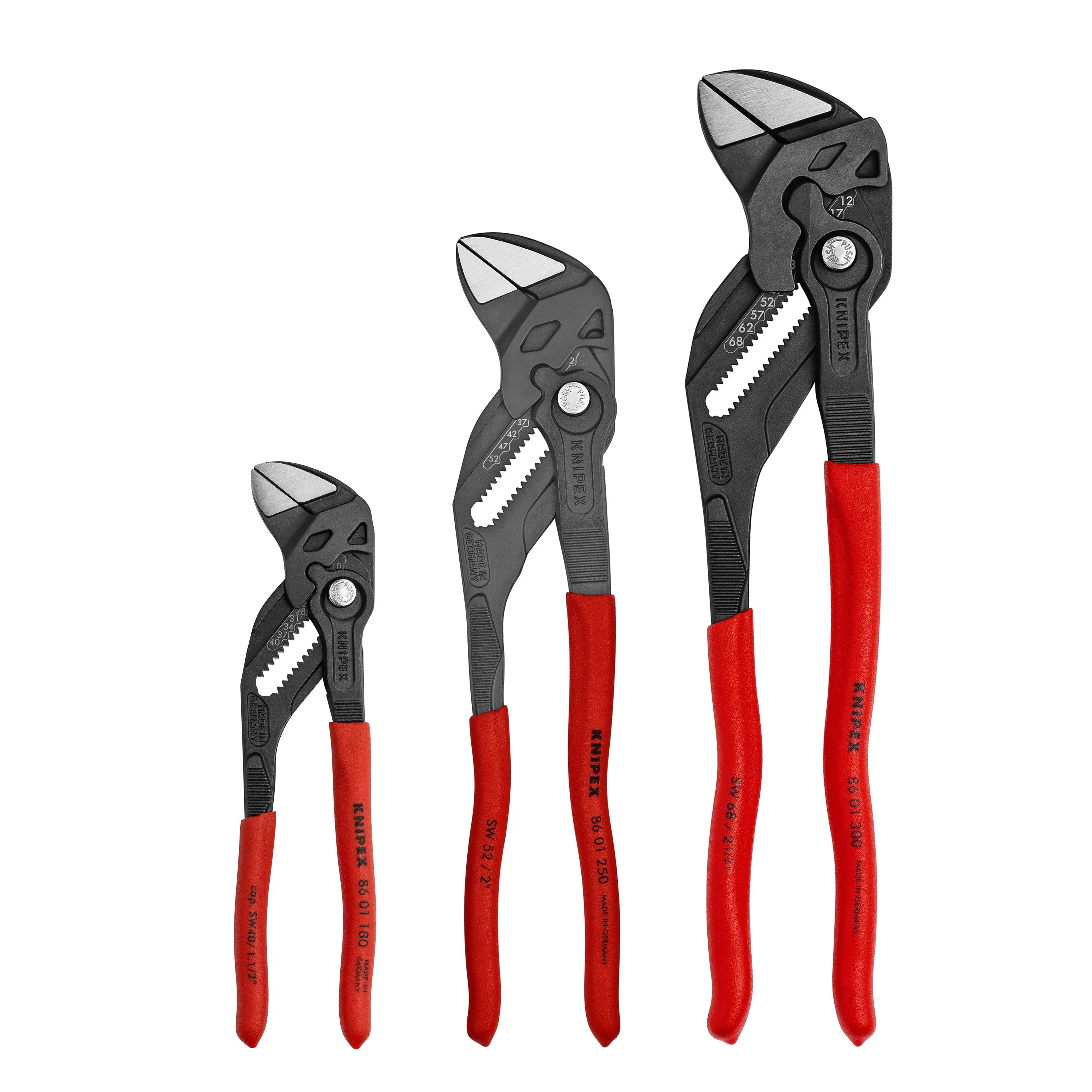 Knipex 3 Pc Black Pliers Wrench Set - 00 20 06 US3 Knipex
