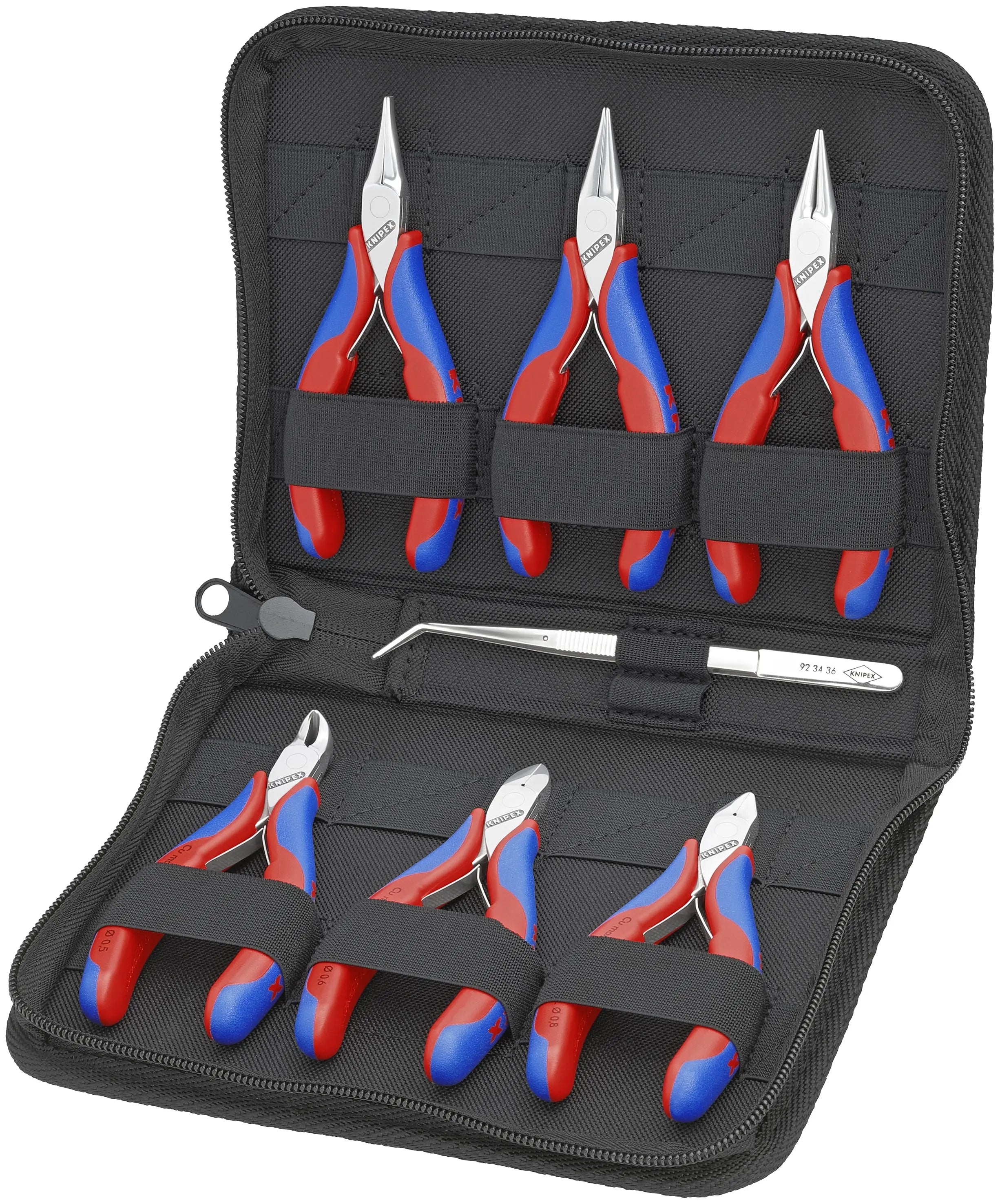 Knipex 00 20 16 KN | 7 Pc Tool Set in Zipper Pouch Knipex