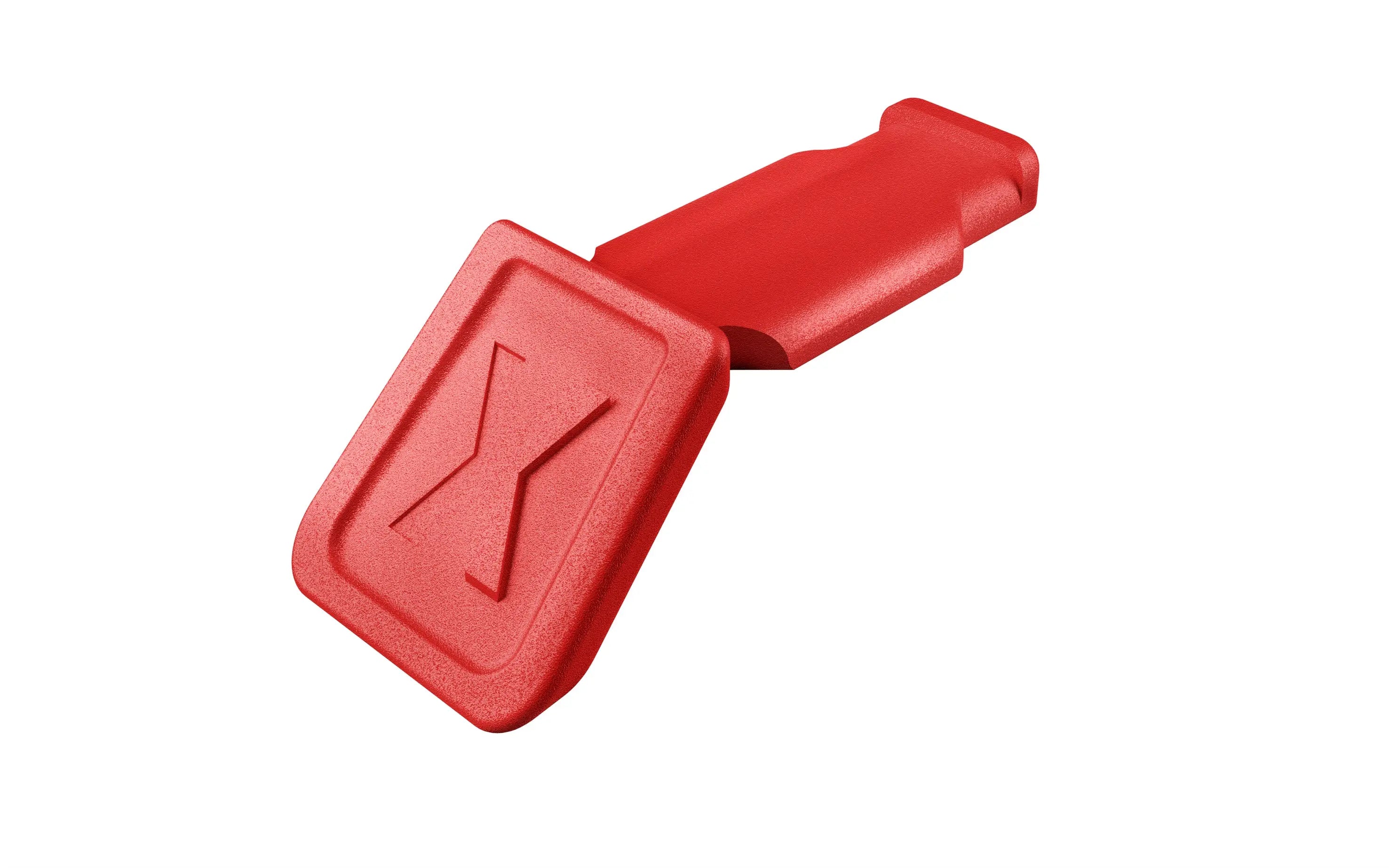 KNIPEX 00 61 10 CR SBA | 10 Pc KNIPEXTEND ColorCoded Clips, Red Knipex