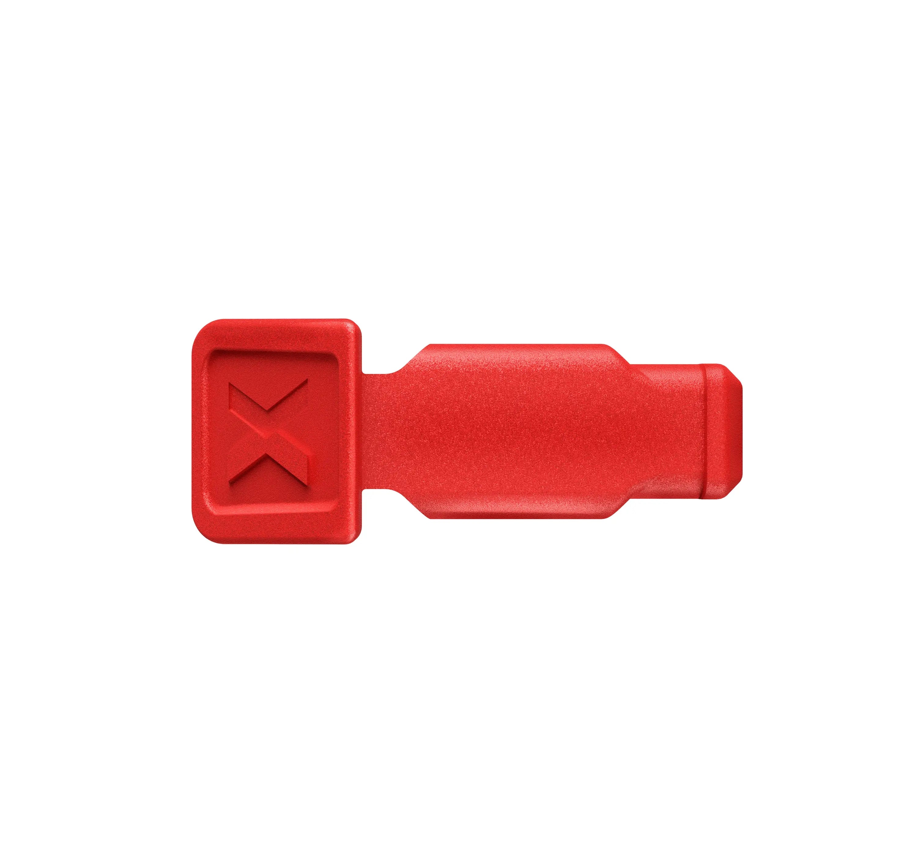 KNIPEX 00 61 10 CR SBA | 10 Pc KNIPEXTEND ColorCoded Clips, Red Knipex