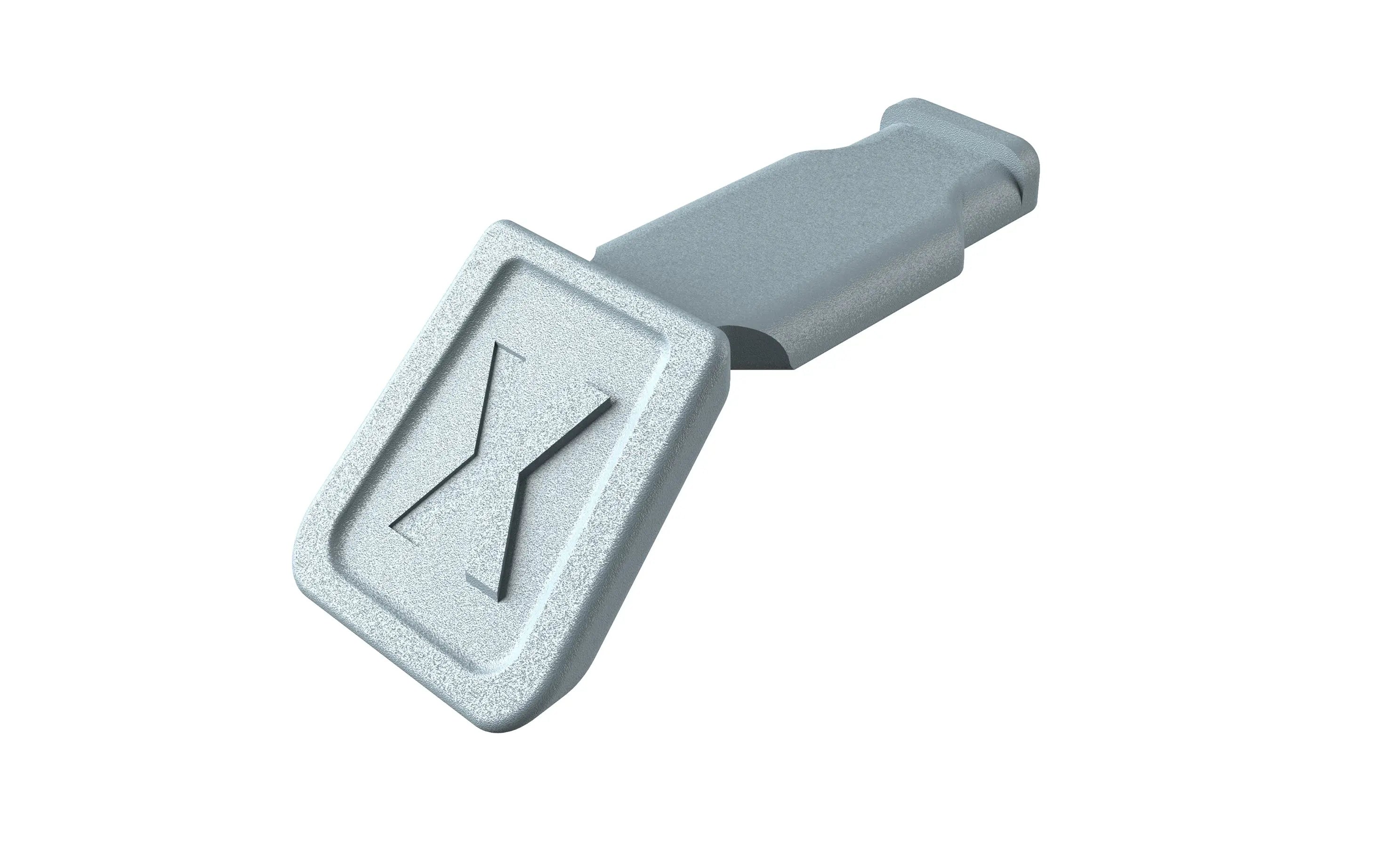 KNIPEX 00 61 10 CS SBA | 10 Pc KNIPEXTEND ColorCoded Clips, Light Gray Knipex