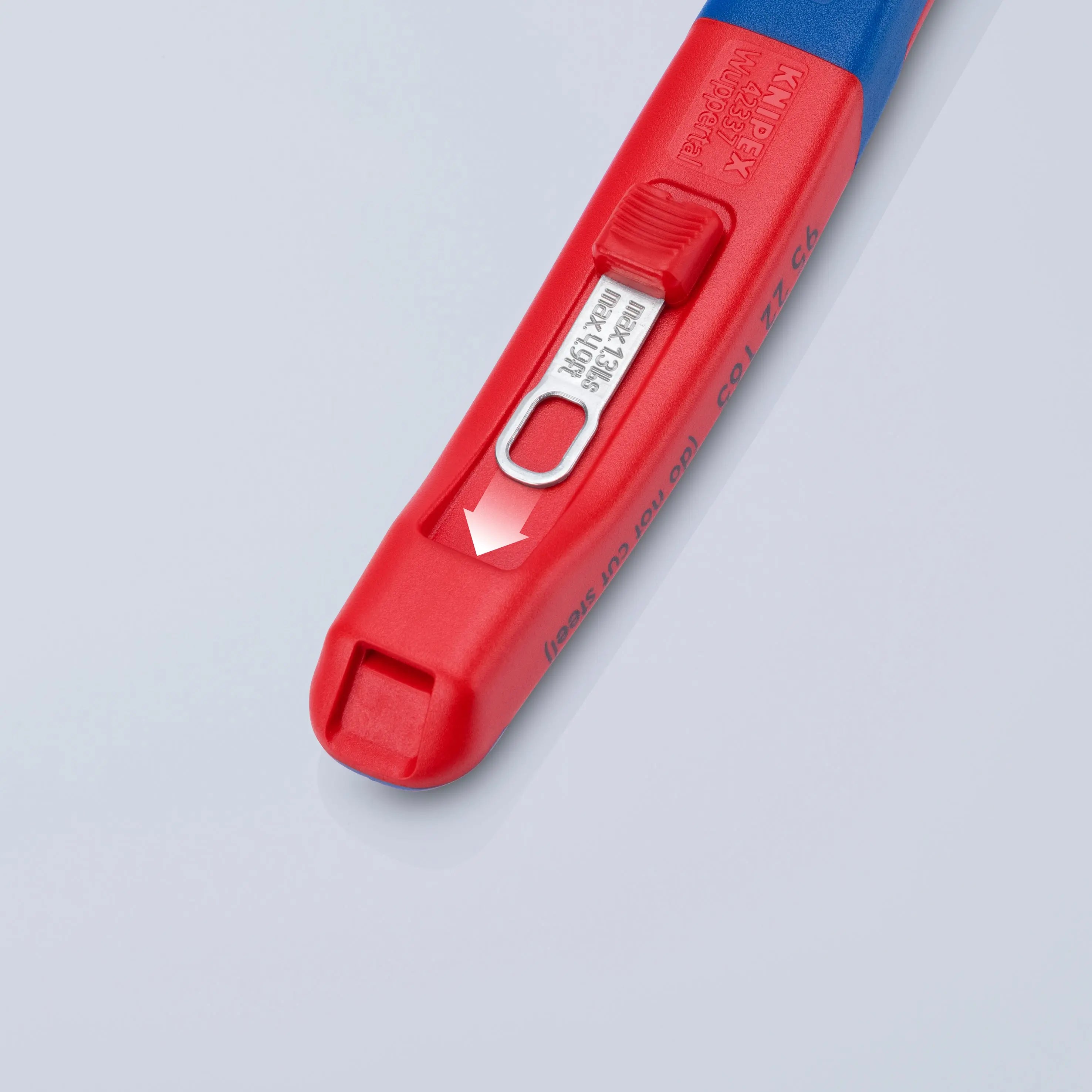 KNIPEX 00 62 10 TR SBA | 10 Pc KNIPEXTEND TetheredTool Clips, Red Knipex
