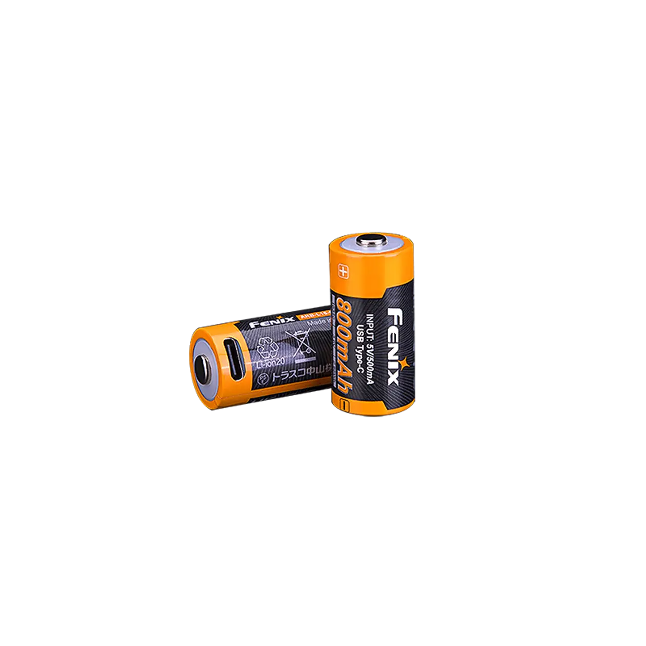 Fenix 16340 USB-C Rechargeable Battery, 800mAh - F FX-ARBL16800UP Fenix