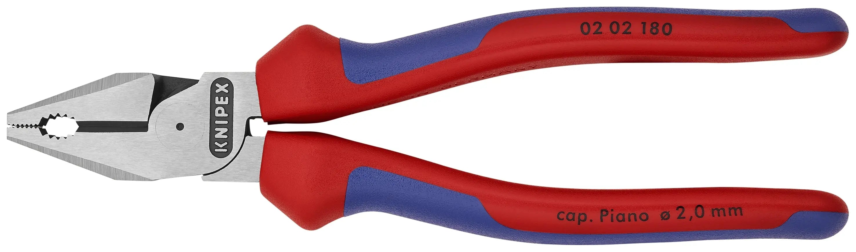 Knipex 02 02 180 KN | High Leverage Combination Pliers, Multi-Component Knipex
