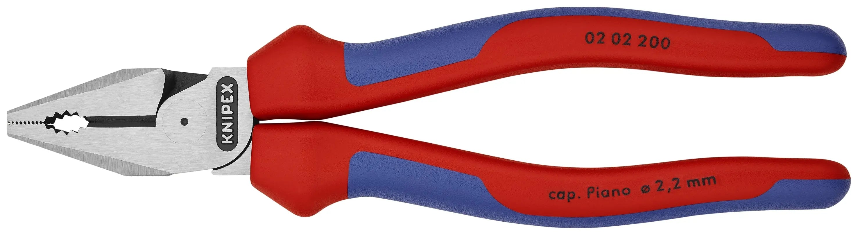 Knipex 02 02 200 KN | High Leverage Combination Pliers, Multi-Component Knipex