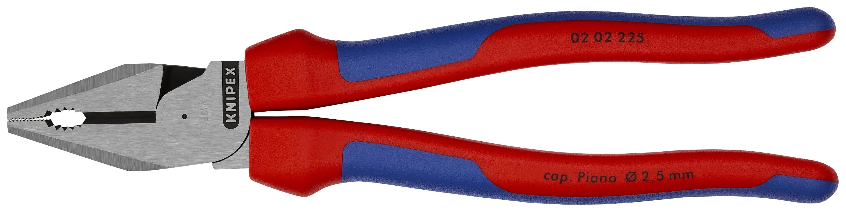 Knipex 02 02 225 SBA KN | High Leverage Combination Pliers, Multi-Component Knipex