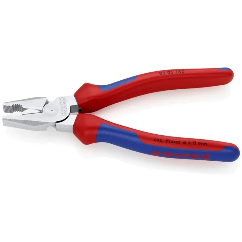 Knipex High Leverage Combination Plier, 7-1/4 in - KN 02 05 180 Knipex