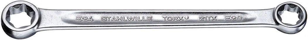 Stahlwille Double Ended Ring Wrench, 149.5mm, E10 x E12 - ST 41251012 Stahlwille