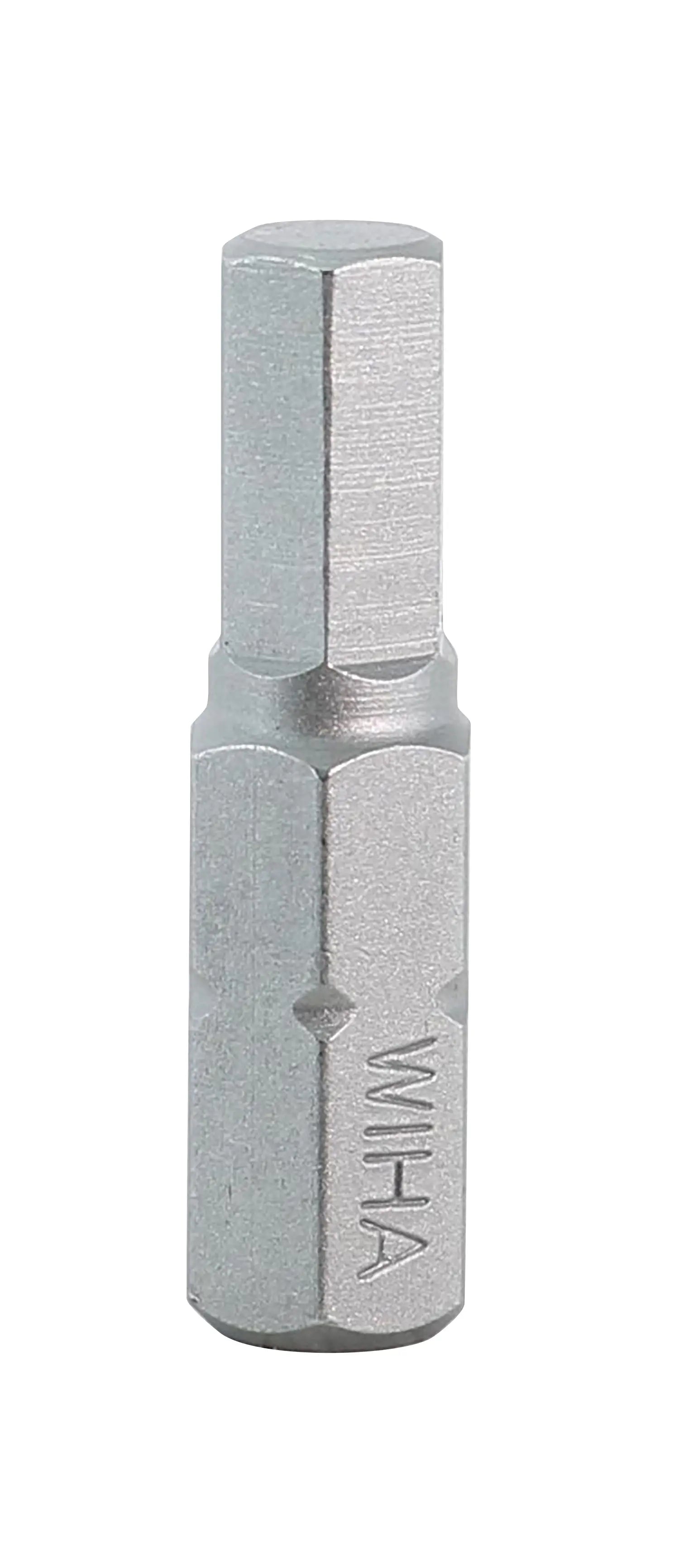 Wiha 71315, Hex Metric Insert Bit 5.0 x 25mm Wiha