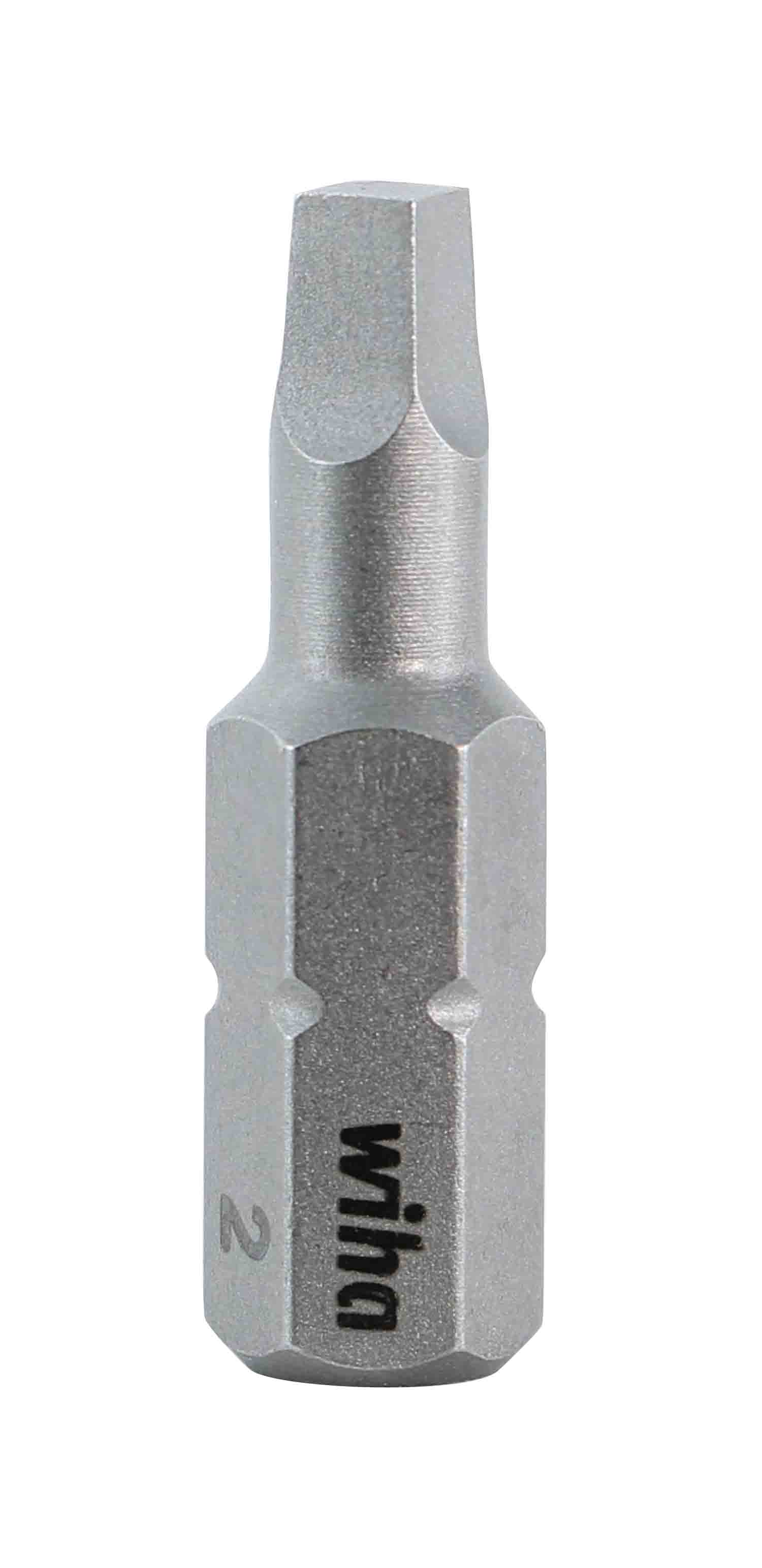 Wiha 71802, Square Insert Bit #2 x 25mm Wiha