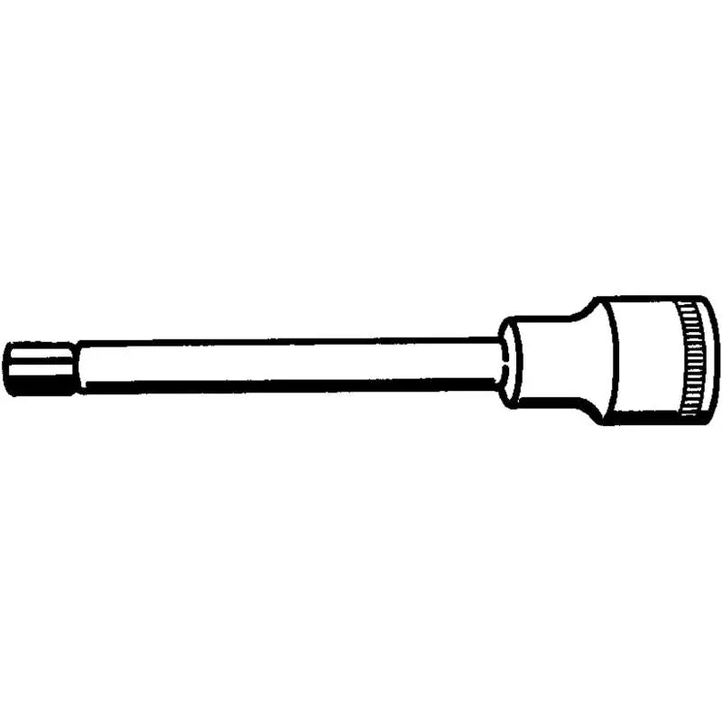 Stahlwille 1/2 in Spline Drive Screwdriver Socket, M8, 120mm Length - ST 03161208 Stahlwille
