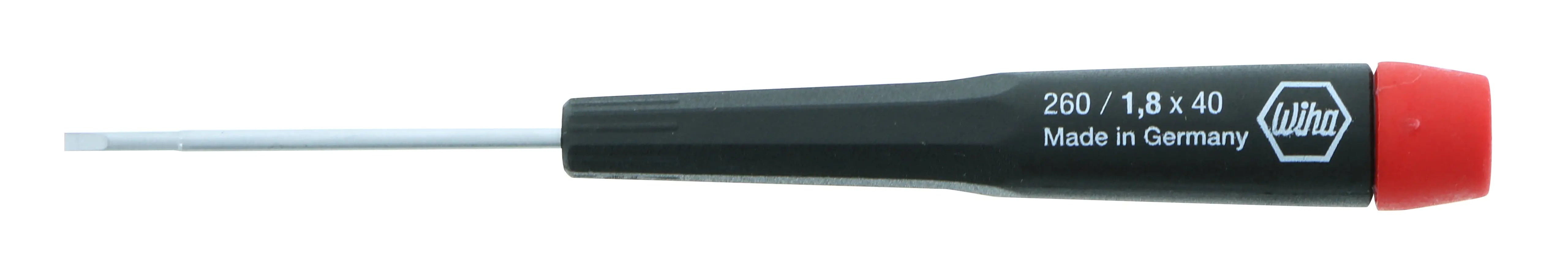 Wiha 26018, Precision Slotted Screwdriver 1.8mm Wiha