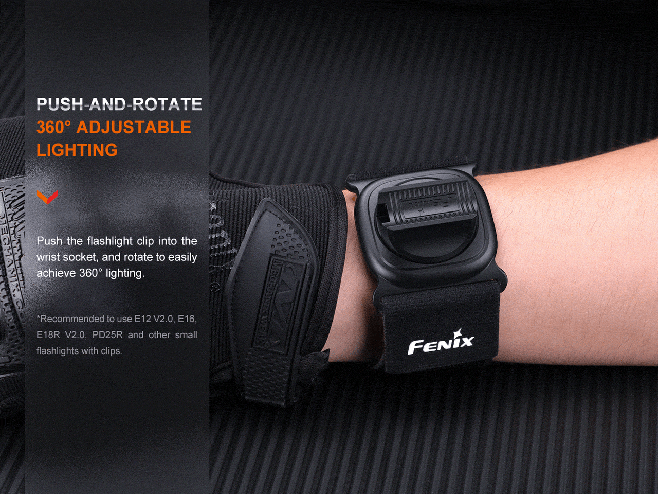 Fenix Flashlight Wrist Holster - F FX-ALW01 Fenix