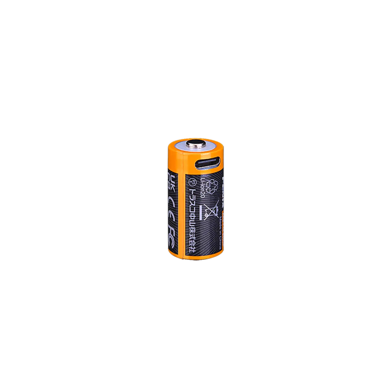 Fenix 16340 USB-C Rechargeable Battery, 800mAh - F FX-ARBL16800UP Fenix