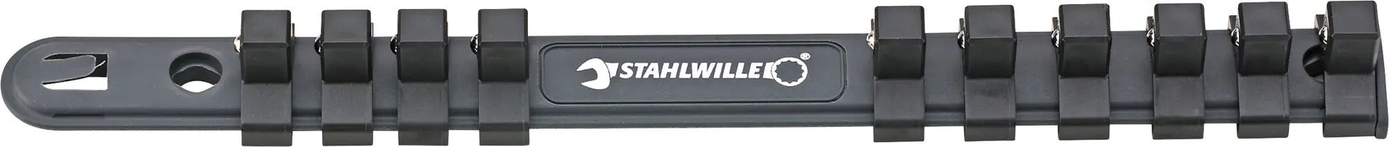 Stahlwille 3/8 in Drive Socket Clip Rail, Length 255mm - ST 80450003 Stahlwille