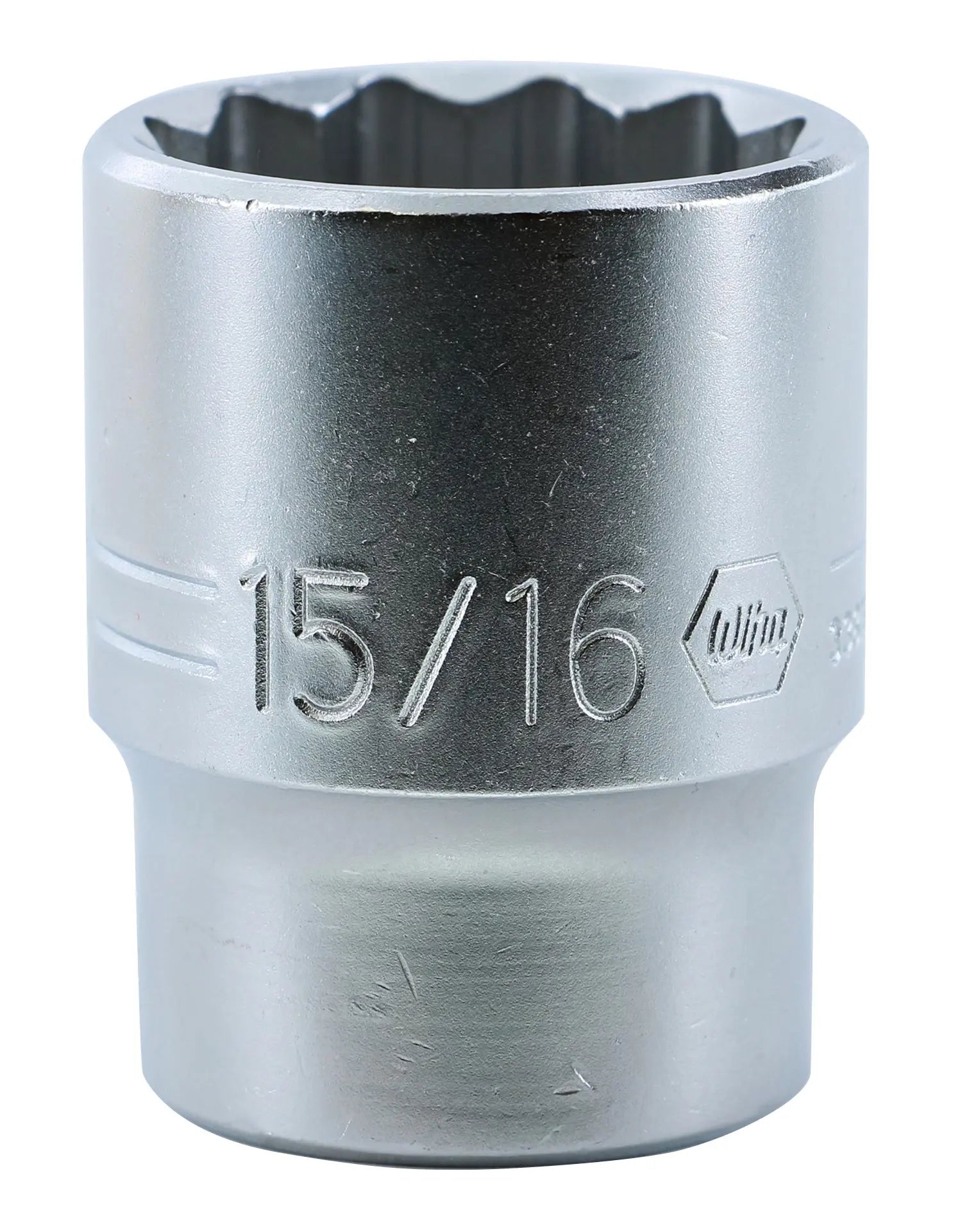 Wiha 33818, 1/2" Drive Deep Socket, 12 Point, 15/16" Wiha