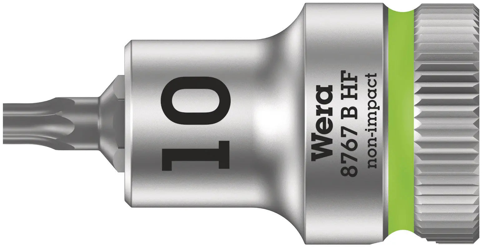 Wera 8767 B HF TX 10 x 35 mm Zyklop bit socket with 3/8" drive holding function 05003059001 Wera