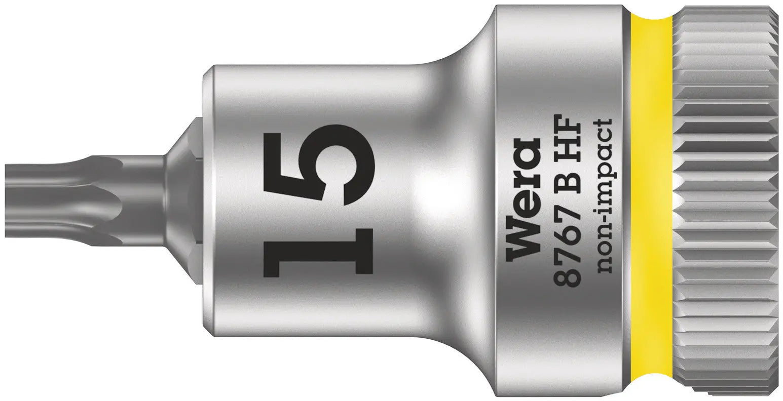 Wera 8767 B HF TX 15 x 35 mm Zyklop bit socket with 3/8" drive holding function 05003060001 Wera
