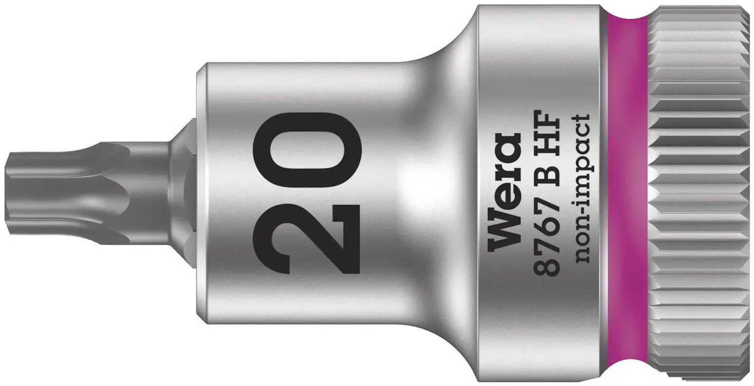 Wera 8767 B HF TX 20 x 35 mm Zyklop bit socket with 3/8" drive holding function 05003061001 Wera
