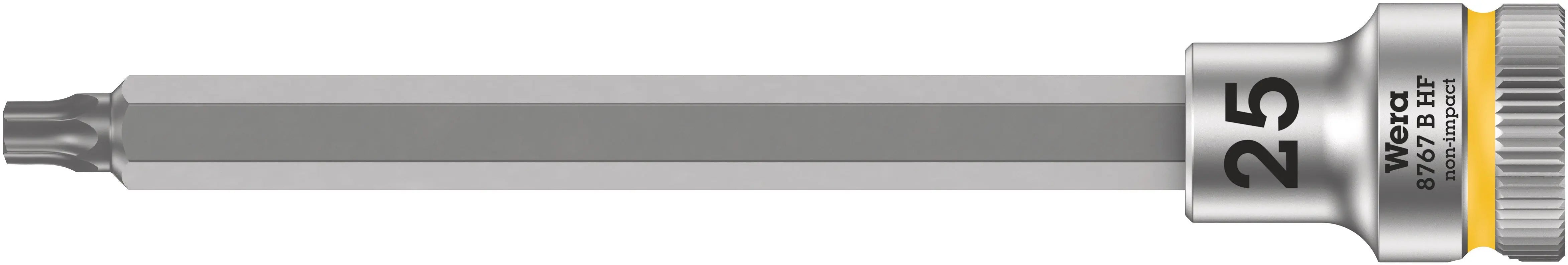 Wera 8767 B HF TX 25 x 107 mm Zyklop bit socket with 3/8" drive holding function 05003063001 Wera