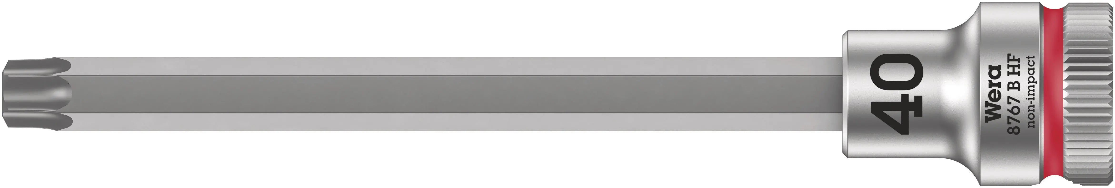 Wera 8767 B HF TX 40 x 107 mm Zyklop bit socket with 3/8" drive holding function 05003069001 Wera