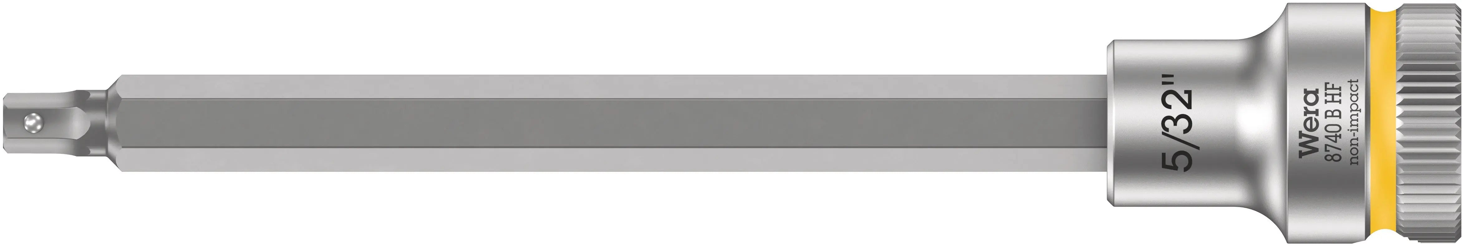 Wera 8740 B HF Hex-Plus SW 5/32" x 107 mm Zyklop bit socket with 3/8" drive holding function 05003084001 Wera