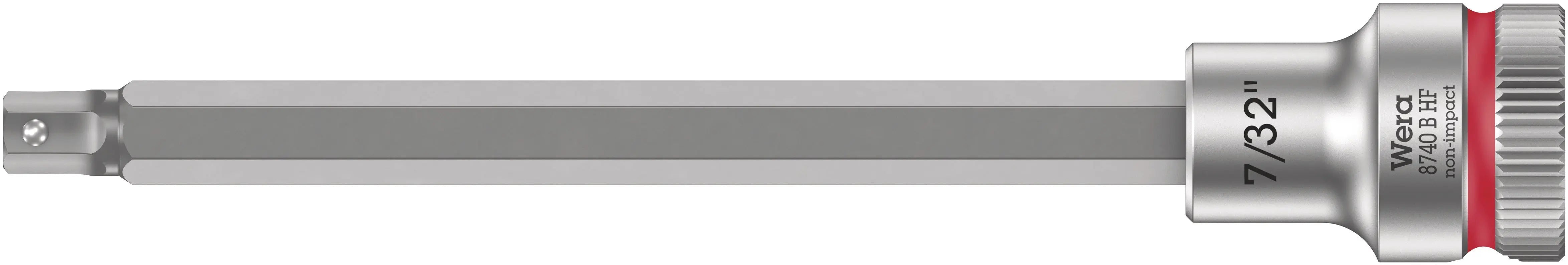 Wera 8740 B HF Hex-Plus SW 7/32" x 107 mm Zyklop bit socket with 3/8" drive holding function 05003088001 Wera