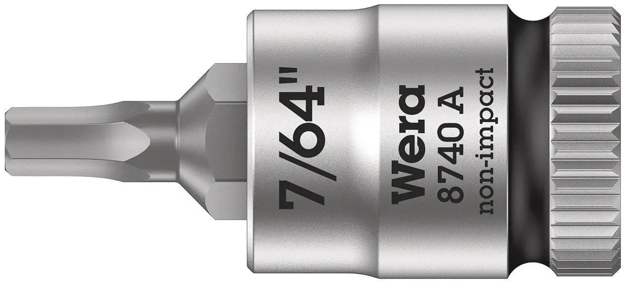 Wera 8740 A Hex-Plus SW 7/64" Zyklop bit socket with 1/4" drive 05003382001 Wera