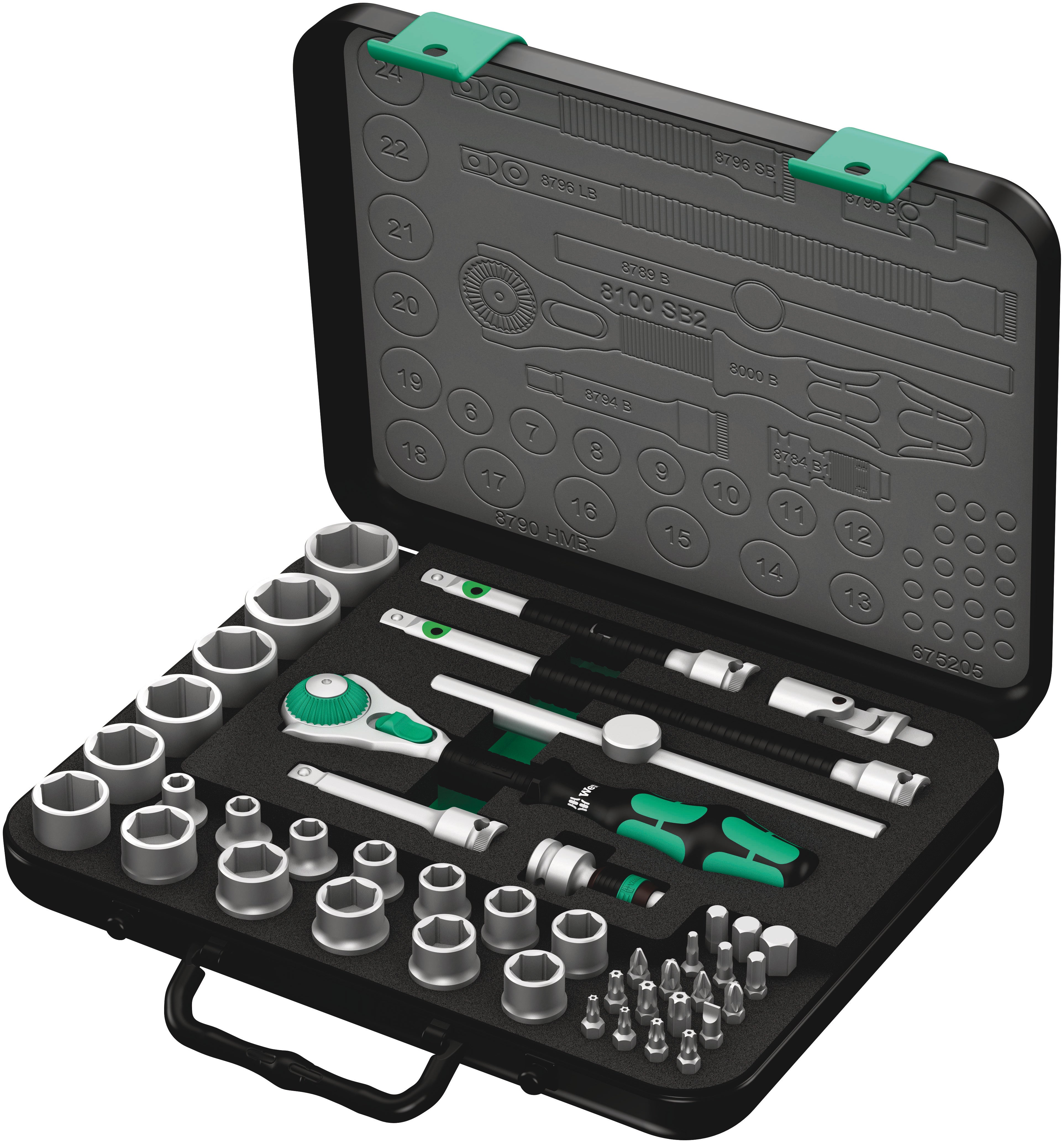 Wera 8100 SB 2 ZYKLOP 3/8" ZYKLOP 3/8" DR. SET 2 05003594001