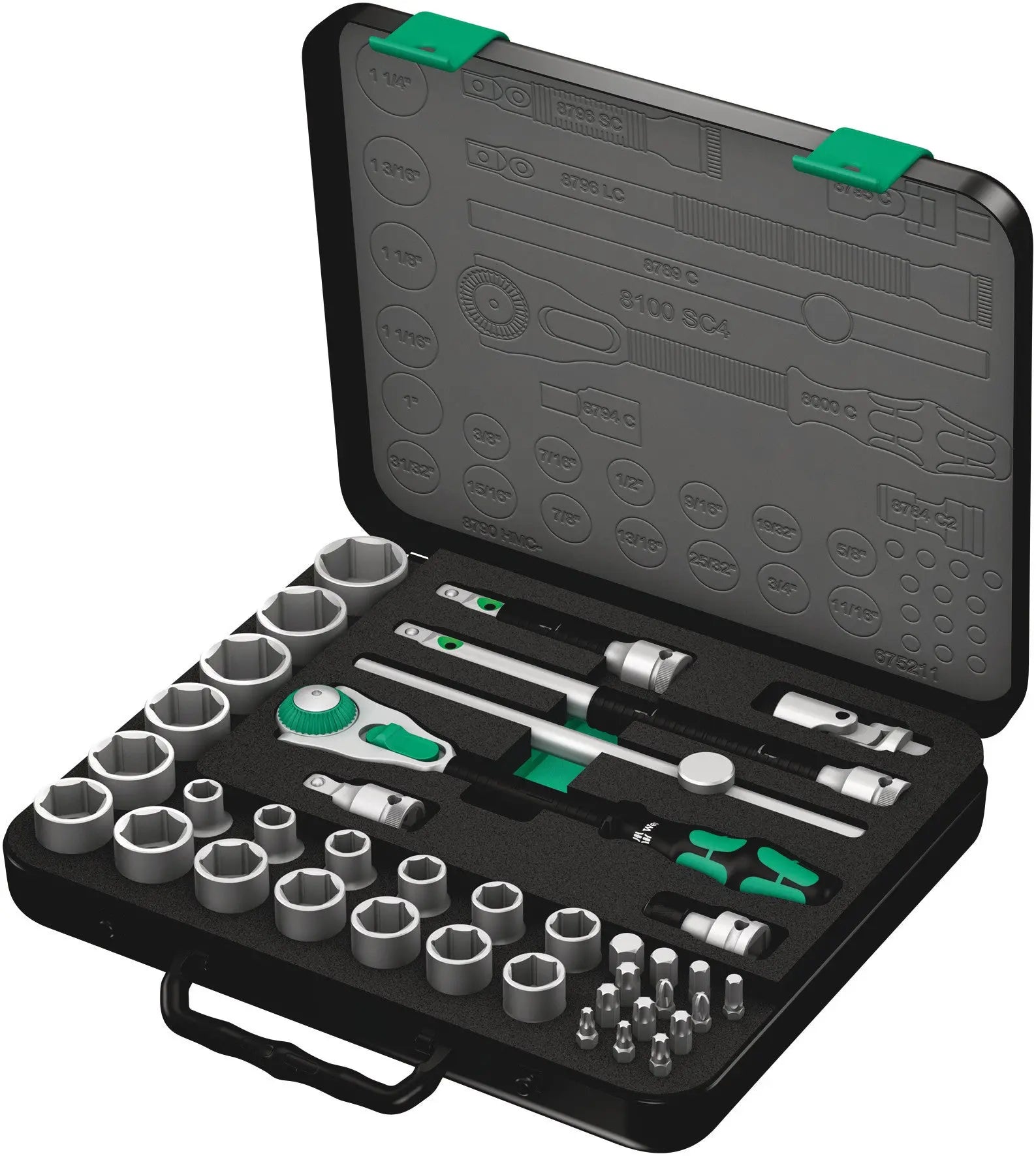 Wera 8100 SC 4 ZYKLOP 1/2" ZYKLOP 1/2" DR. SET 4 05003647001 Wera