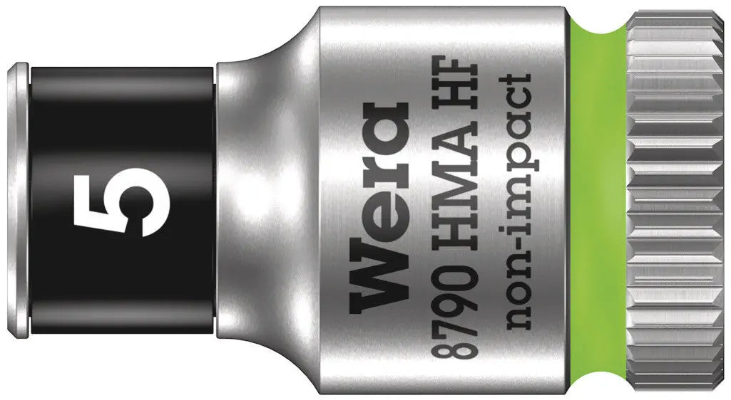 Wera 8790 HMA HF Zyklop socket with 1/4" drive with holding function , 5,0 mm 05003719001 Wera