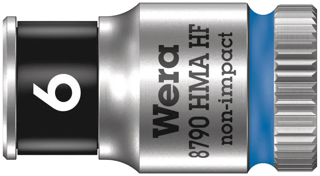 Wera 8790 HMA HF Zyklop socket with 1/4" drive with holding function , 6,0 mm 05003721001 Wera