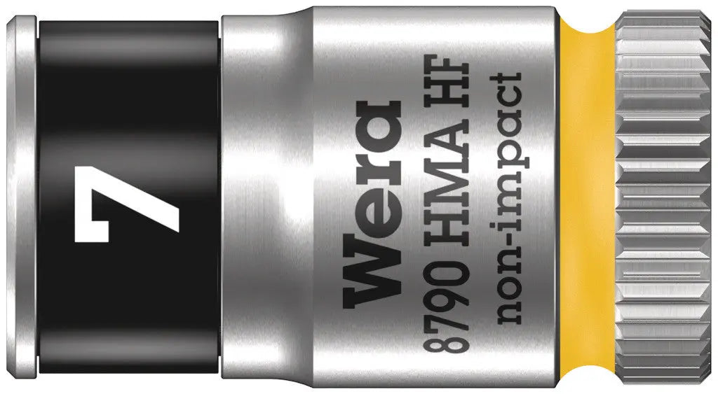 Wera 8790 HMA HF Zyklop socket with 1/4" drive with holding function , 7,0 mm 05003722001 Wera