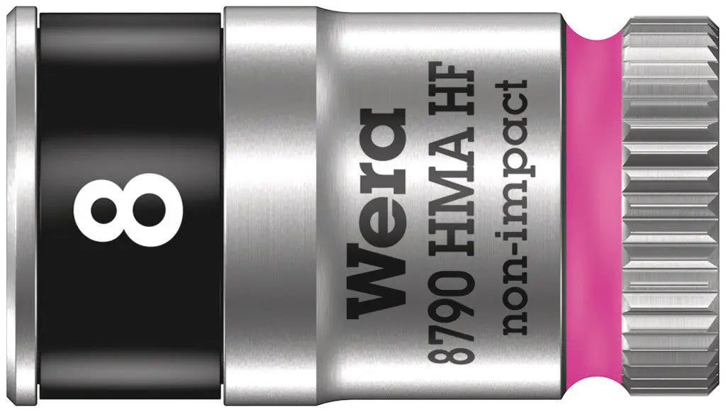 Wera 8790 HMA HF Zyklop socket with 1/4" drive with holding function , 8,0 mm 05003723001 Wera