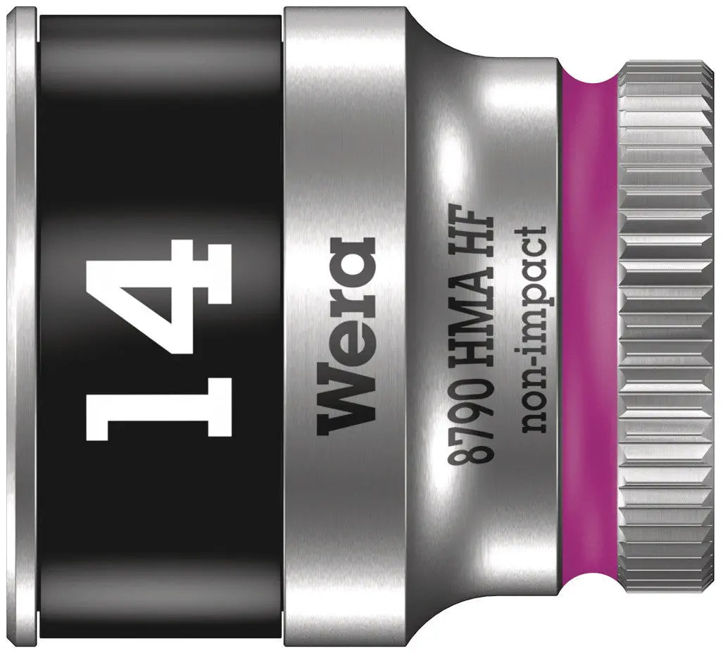 Wera 8790 HMA HF Zyklop socket with 1/4" drive with holding function , 14,0 mm 05003729001 Wera
