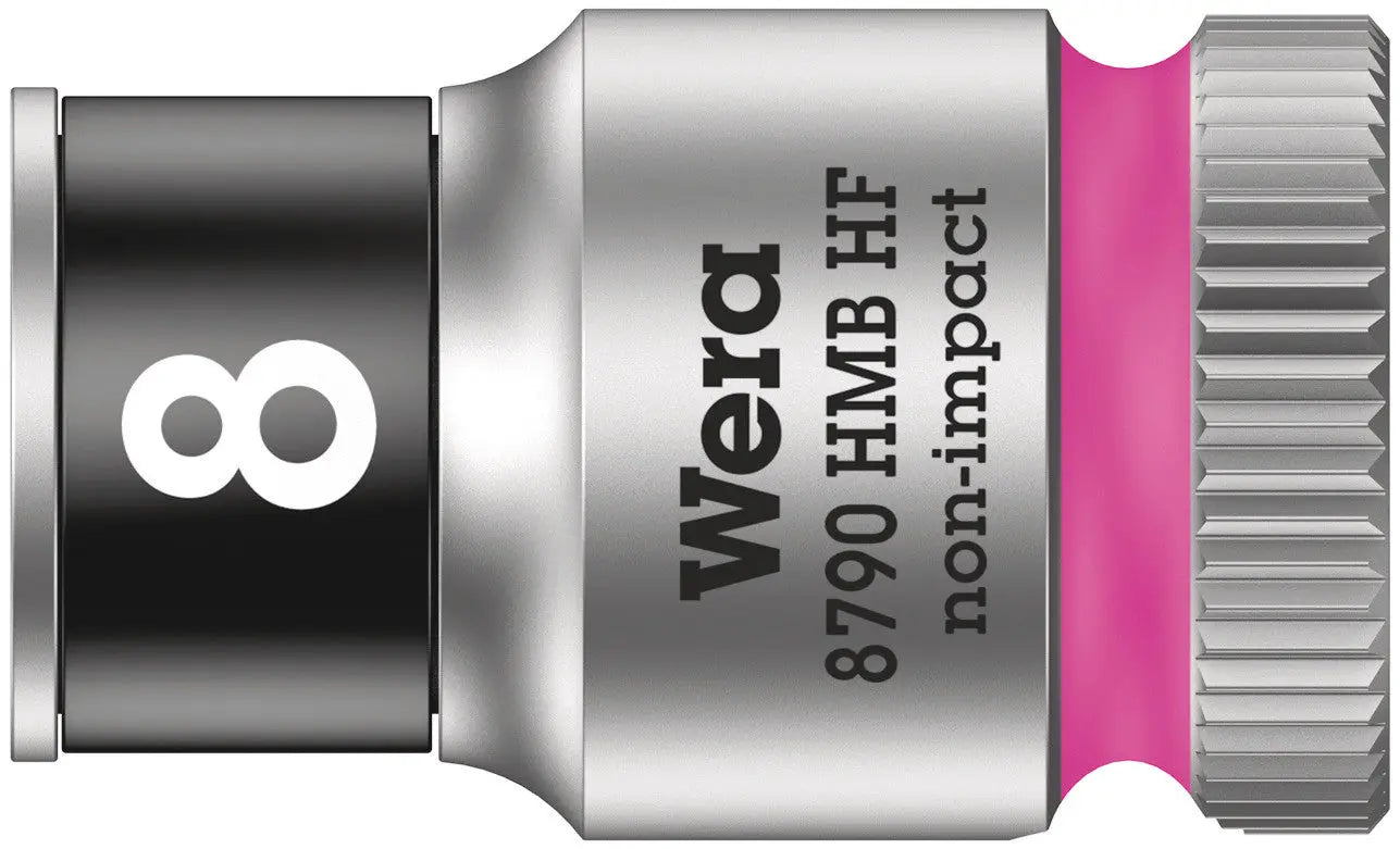 Wera 8790 HMB HF 8,0 Zyklop socket with 3/8" drive, holding function 05003742001 Wera