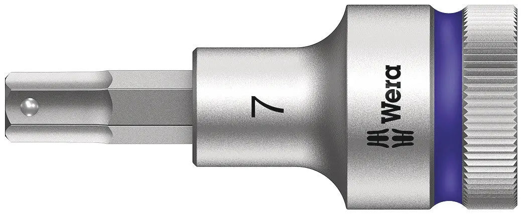 Wera 8740 C HF HEX-PLUS SW 7.0 X 60 MM SOCKET WITH HOLDING FUNCTION 1/2 05003823001 Wera