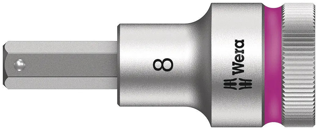 Wera 8740 C HF HEX-PLUS SW 8.0 X 60 MM SOCKET WITH HOLDING FUNCTION 1/2 05003824001 Wera