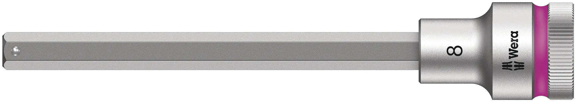 Wera 8740 C HF HEX-PLUS SW 8.0 X 140 MM SOCKET WITH HOLDING FUNCTION 1/2 05003844001 Wera