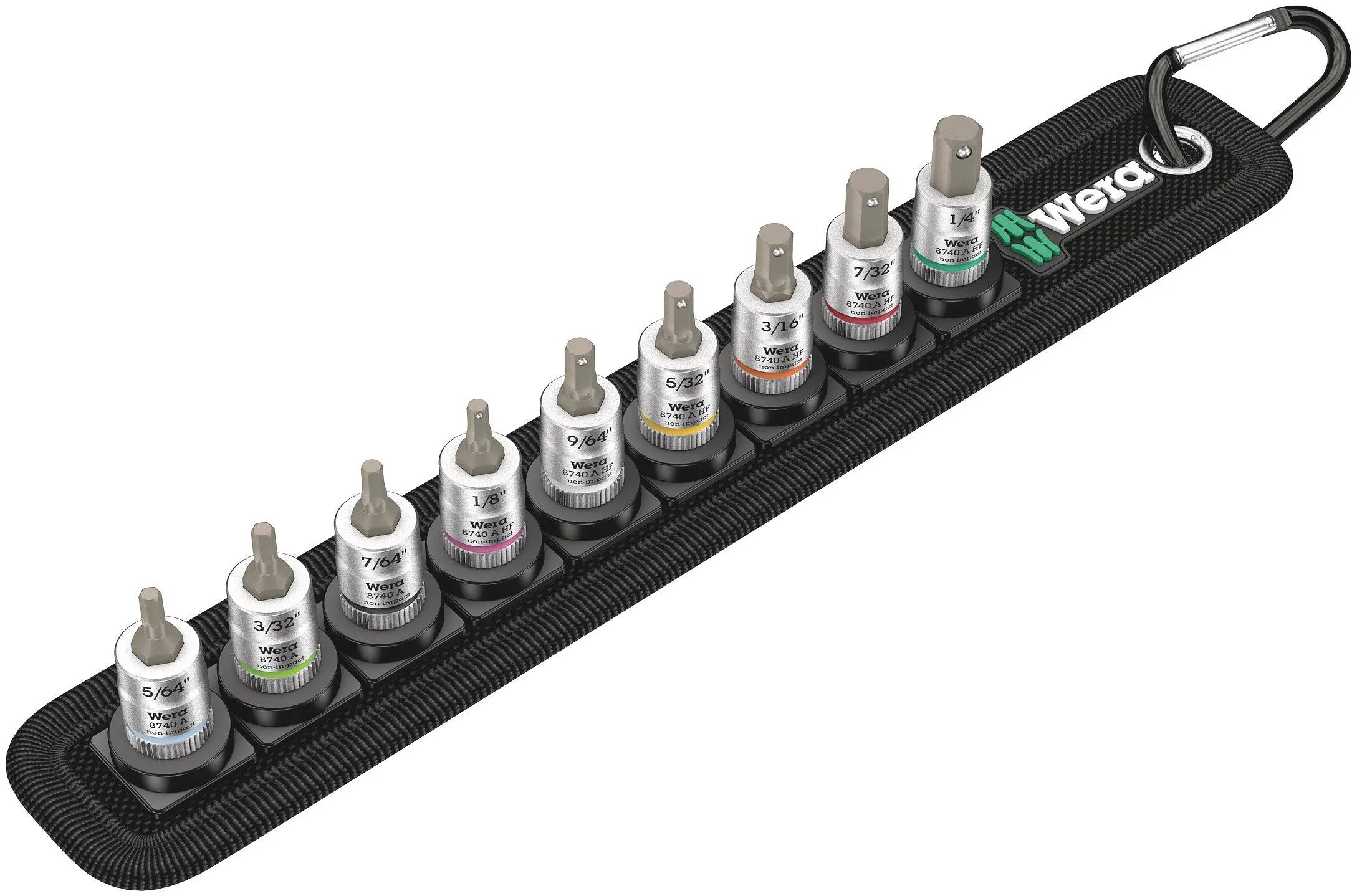 Wera Belt A Imperial 1 Zyklop bit socket with 3/8" drive holding function 05003884001 Wera