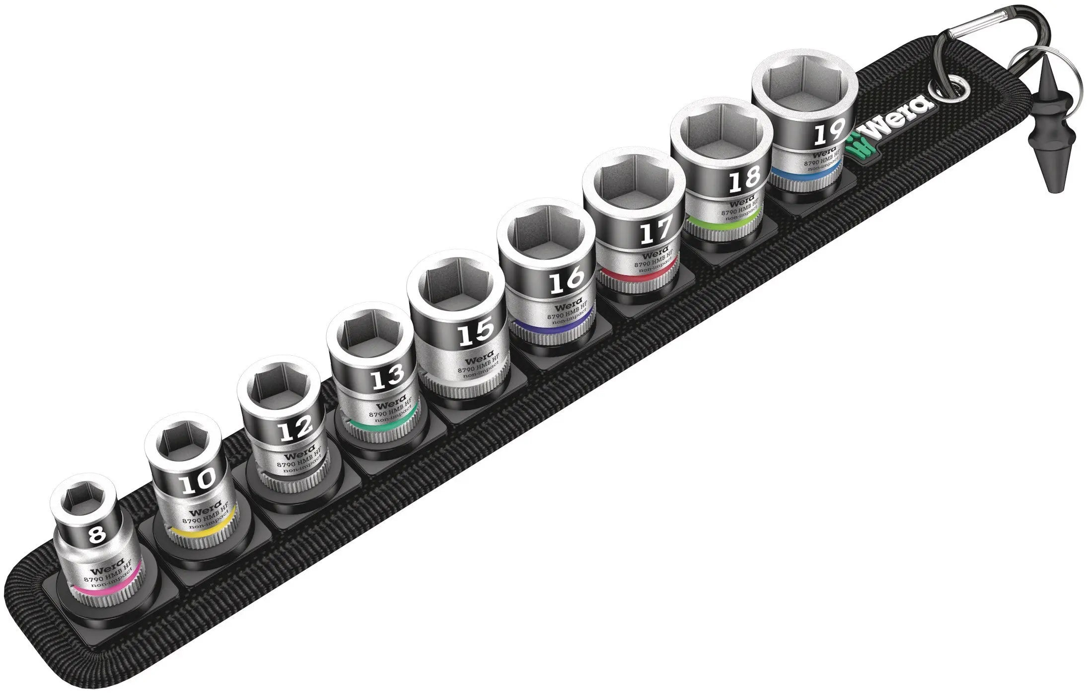 Wera Belt B 1 Zyklop socket set with 3/8" drive holding function 05003970001 Wera