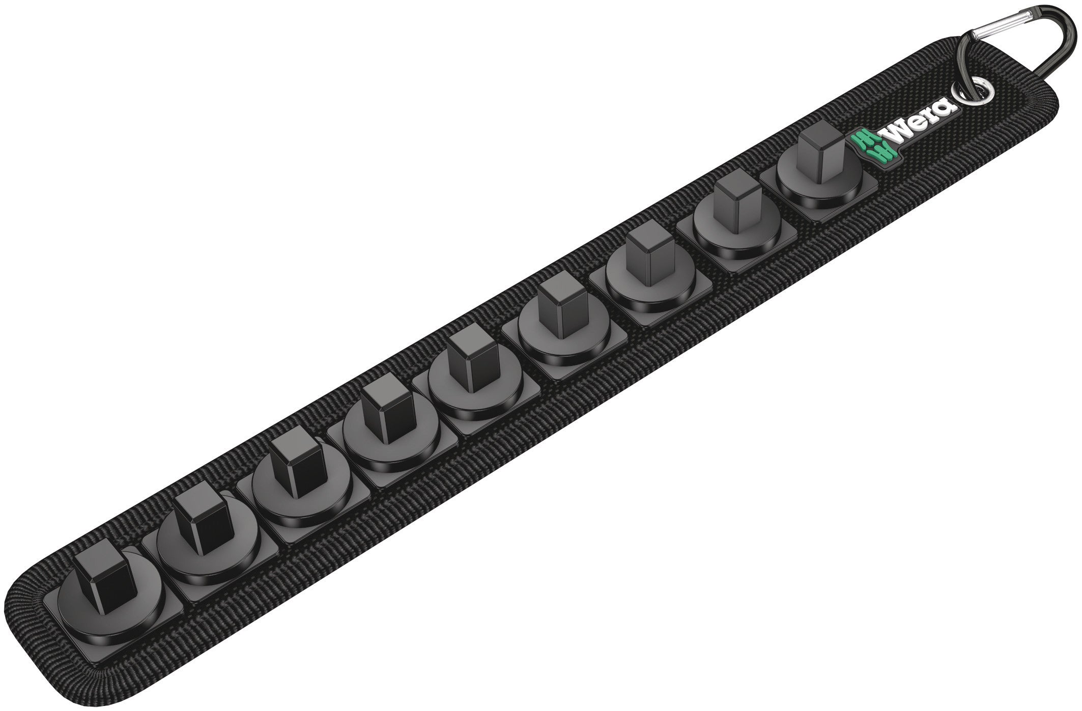 Wera Belt B 9tlg unloaded Socket rail (textile belt), 9 location, unloaded 05003981001