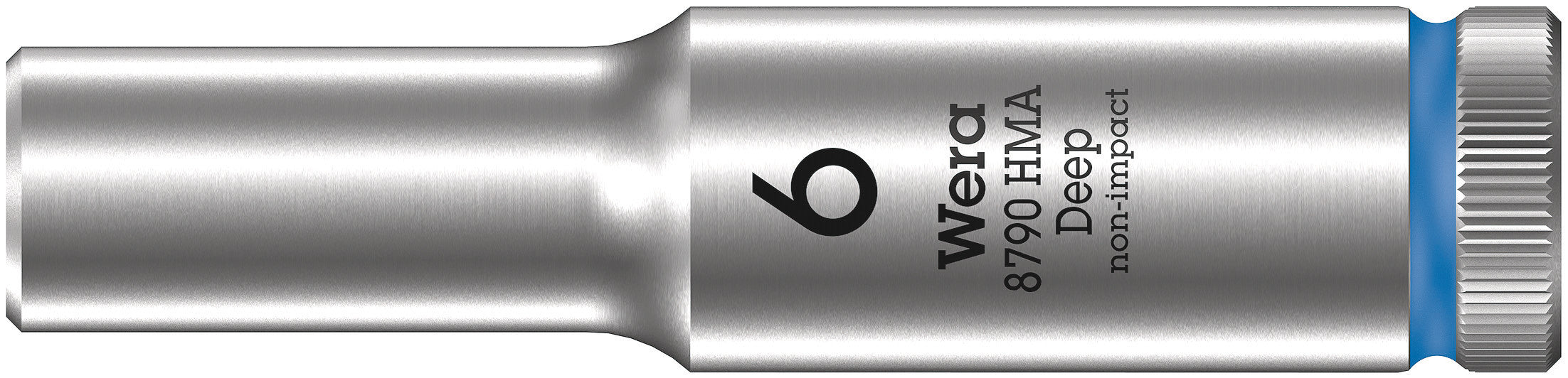 Wera 8790 HMA Deep Sockets (1/4" Drive Sockets - deep - 6-point) 1/4" Deep Socket SW 6 blue 05004503001