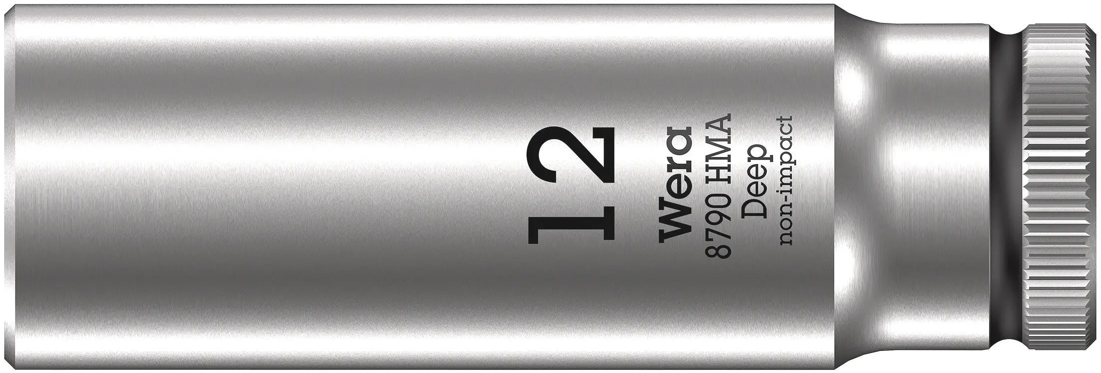Wera 8790 HMA Deep Sockets (1/4" Drive Sockets - deep - 6-point) 1/4" Deep Socket SW 12 black 05004509001 Wera